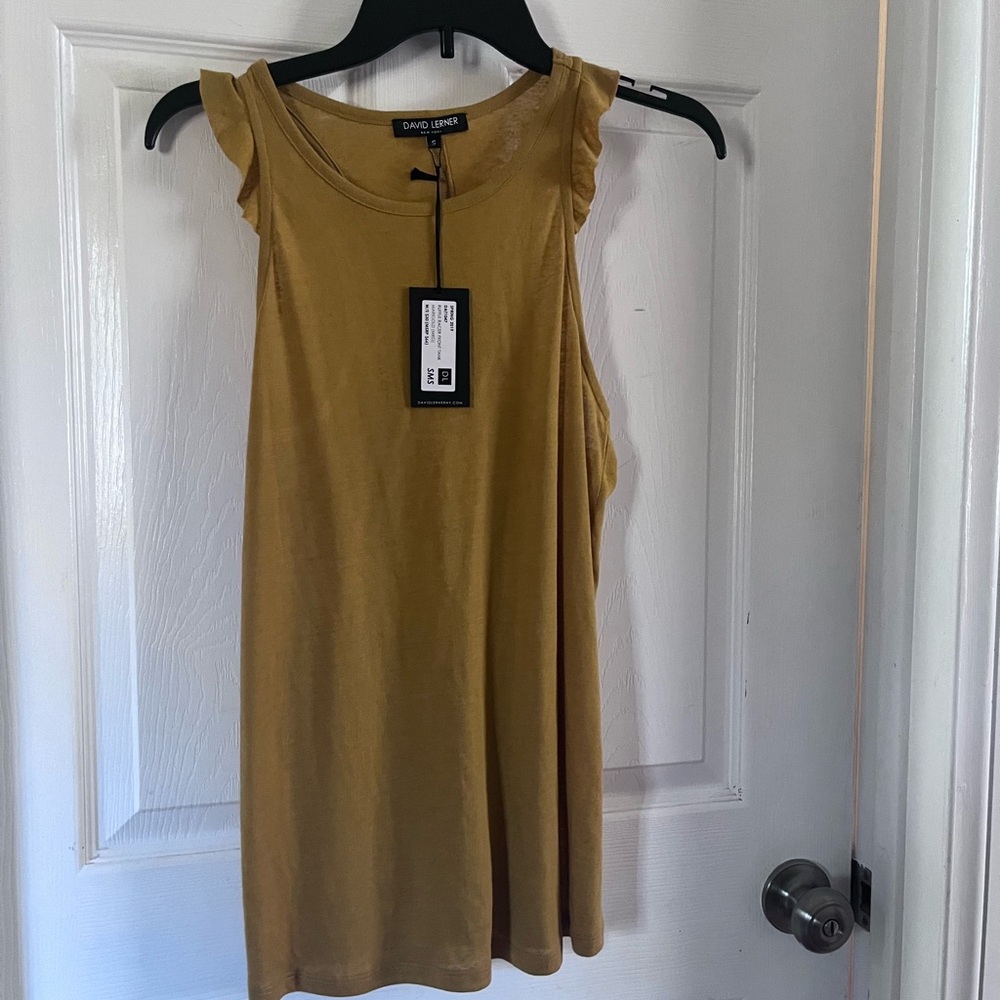 David Lerner tank color marigold size S